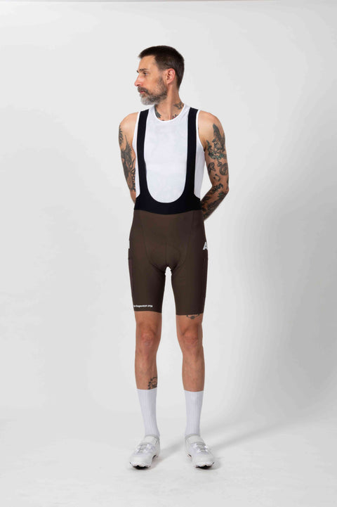 AION Bib Shorts with Italian Fabric for Riders
