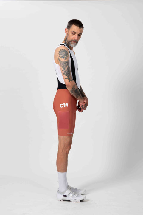 AION Bib Shorts with Italian Fabric for Riders