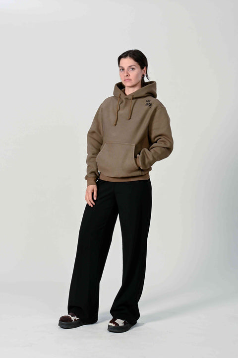 Heavyweight Cotton Blend Hoodie for Comfort and Style