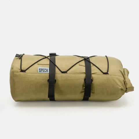 Stabilisierte Gepäckträger-Tasche für Zelt und Schlafsack