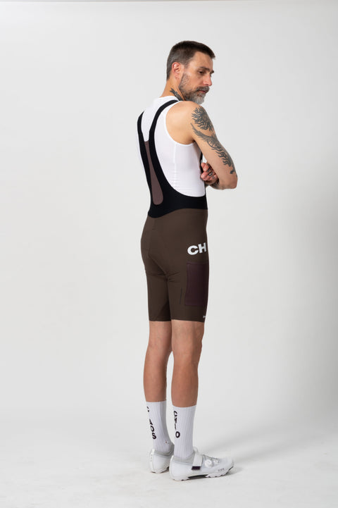 AION Bib Shorts with Italian Fabric for Riders