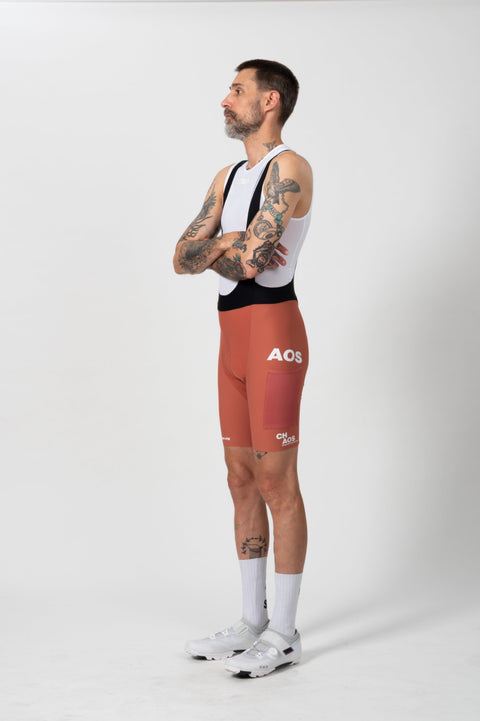 AION Bib Shorts with Italian Fabric for Riders