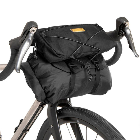 a close up of a bag on the back of a bike