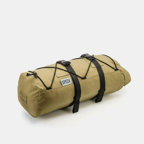 Stabilisierte Gepäckträger-Tasche für Zelt und Schlafsack