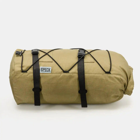 Stabilisierte Gepäckträger-Tasche für Zelt und Schlafsack