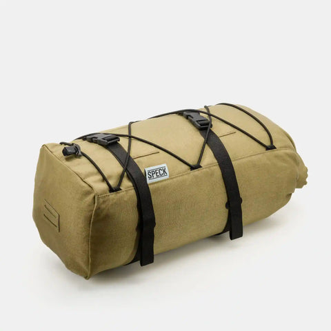Stabilisierte Gepäckträger-Tasche für Zelt und Schlafsack